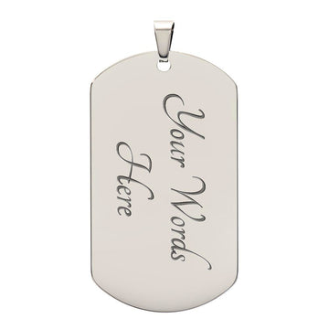 litzzy You Will Always Be My Baby Girl, Litzzy To My Daughter Dog Tag Jewelry   