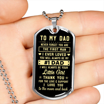 litzzy To my Dad - You will always be my #1 Dad Jewelry   