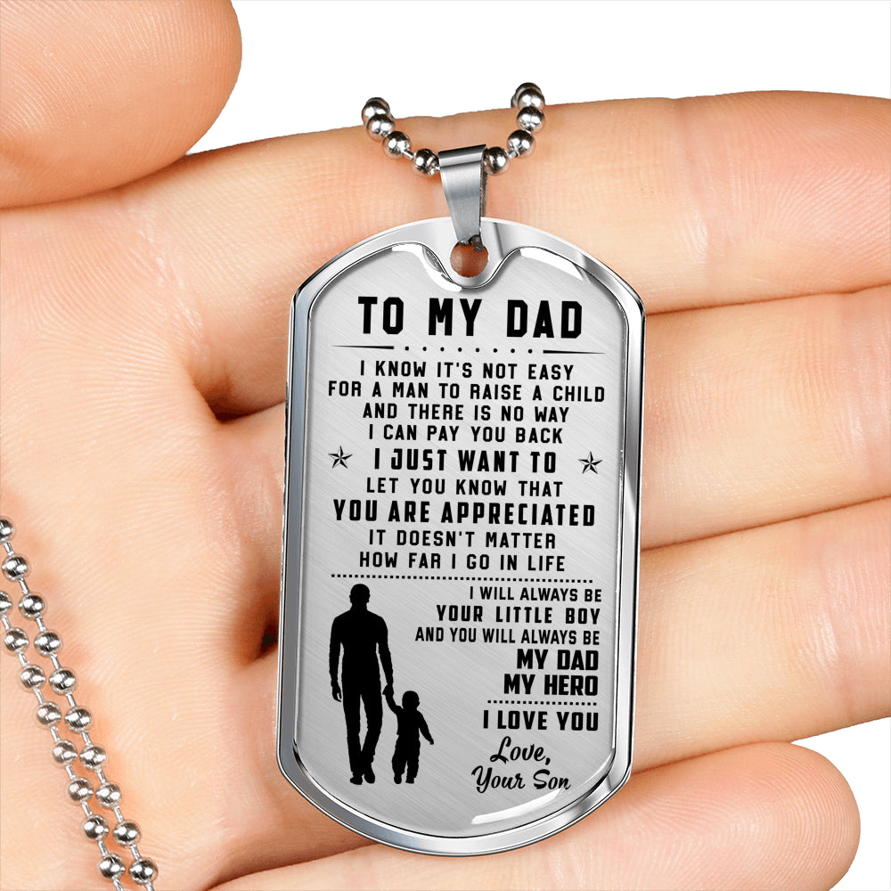 litzzy To My Dad - Father's Day Gift from Son Jewelry   