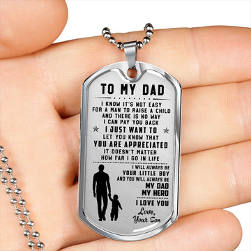 litzzy To My Dad - Father's Day Gift from Son Jewelry   
