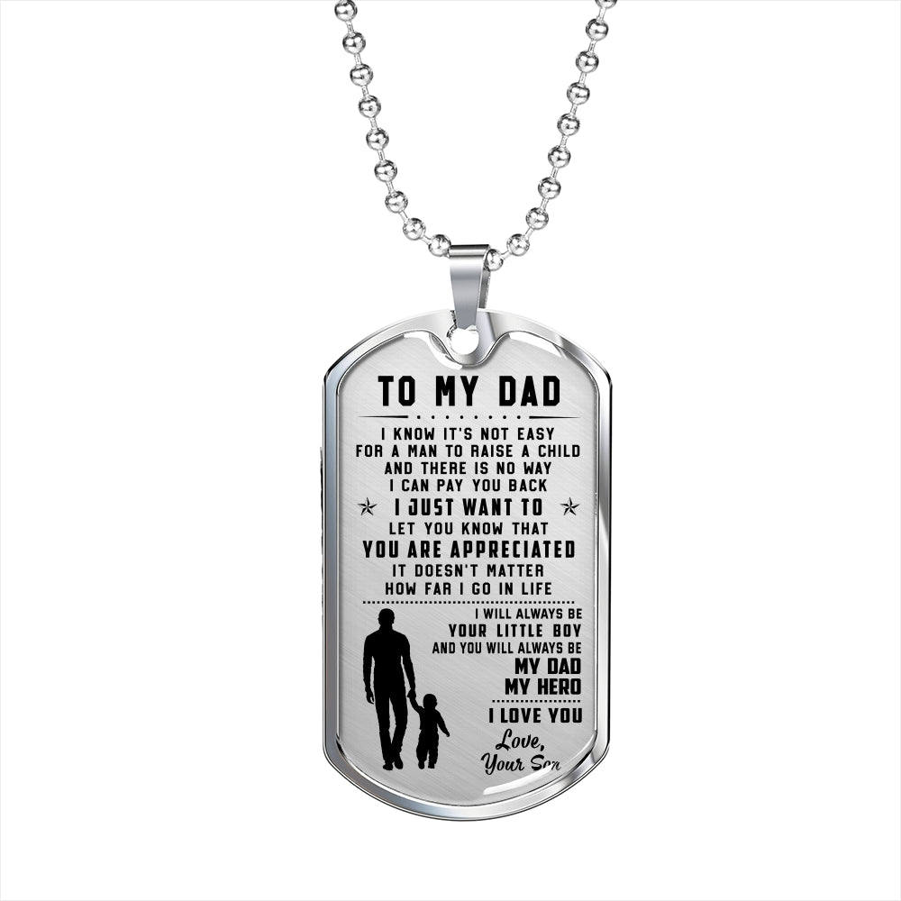 litzzy To My Dad - Father's Day Gift from Son Jewelry   