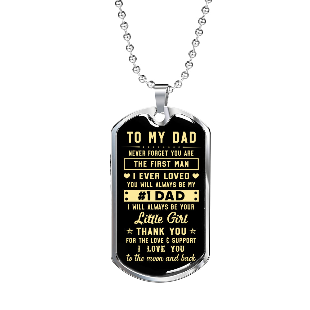 litzzy To my Dad - You will always be my #1 Dad Jewelry   