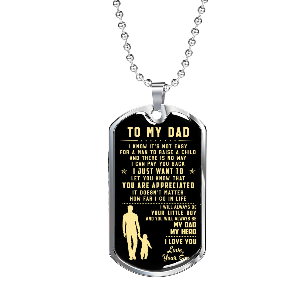 litzzy To My Dad - Father's Day Gift from Son Jewelry   
