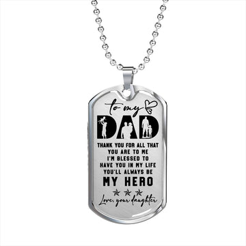 litzzy To my Dad Father's Day Gift from Daughter Jewelry   