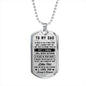 litzzy To my dad I will always be your little girl Daughter to Dad Gifts Jewelry   