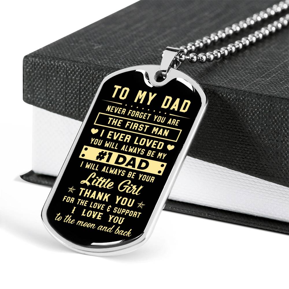 litzzy To my Dad - You will always be my #1 Dad Jewelry   