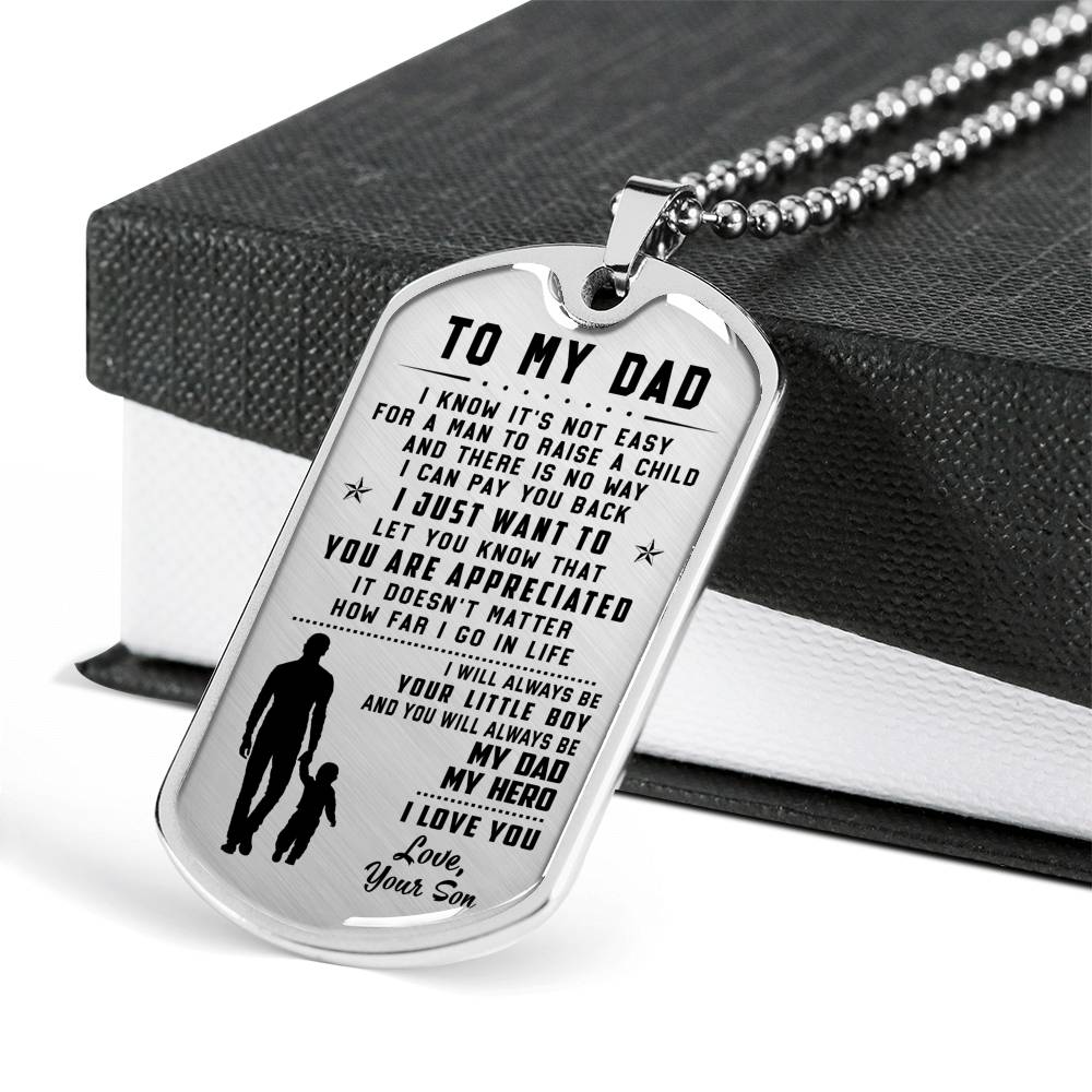 litzzy To My Dad - Father's Day Gift from Son Jewelry   