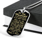 litzzy To My Husband, To My Soulmate, To My Best Friend Military Necklaces - Men Dog Tag Necklace Jewelry   