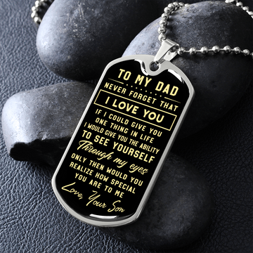 litzzy To My Dad - Parents’ Day Father's Day Gift For Dad From Son Jewelry   