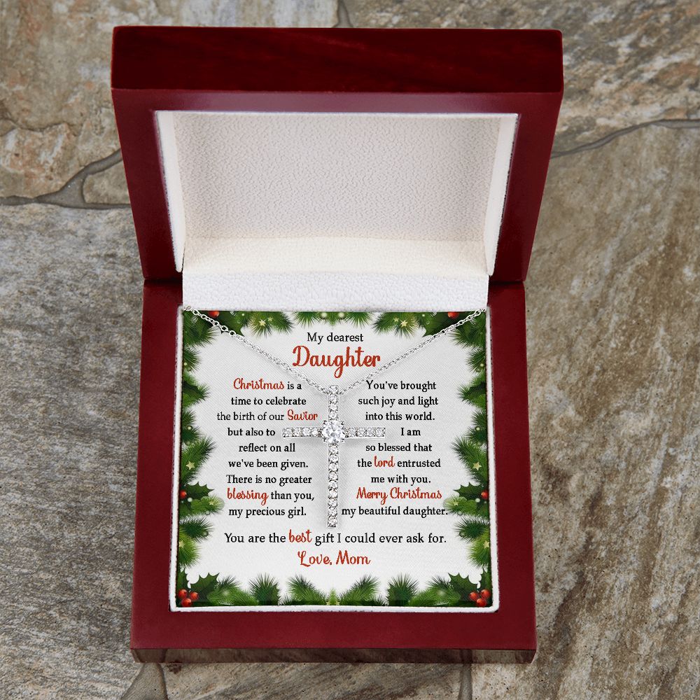 litzzy My Dearest Daughter, You Are The Best Gift, Merry Christmas - Gifts For Daughter    