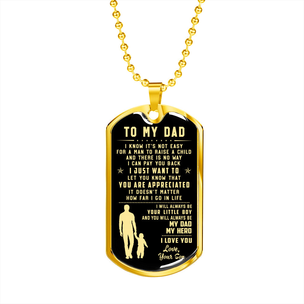 litzzy To My Dad - Father's Day Gift from Son Jewelry   
