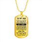 litzzy To my dad I will always be your little girl Daughter to Dad Gifts Jewelry   