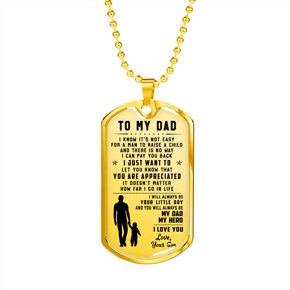 litzzy To My Dad - Father's Day Gift from Son Jewelry   