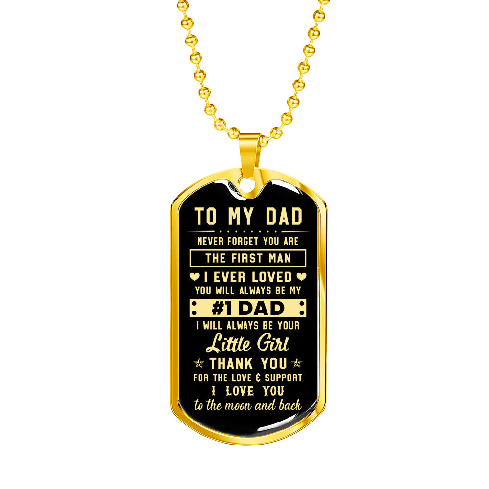 litzzy To my Dad - You will always be my #1 Dad Jewelry   