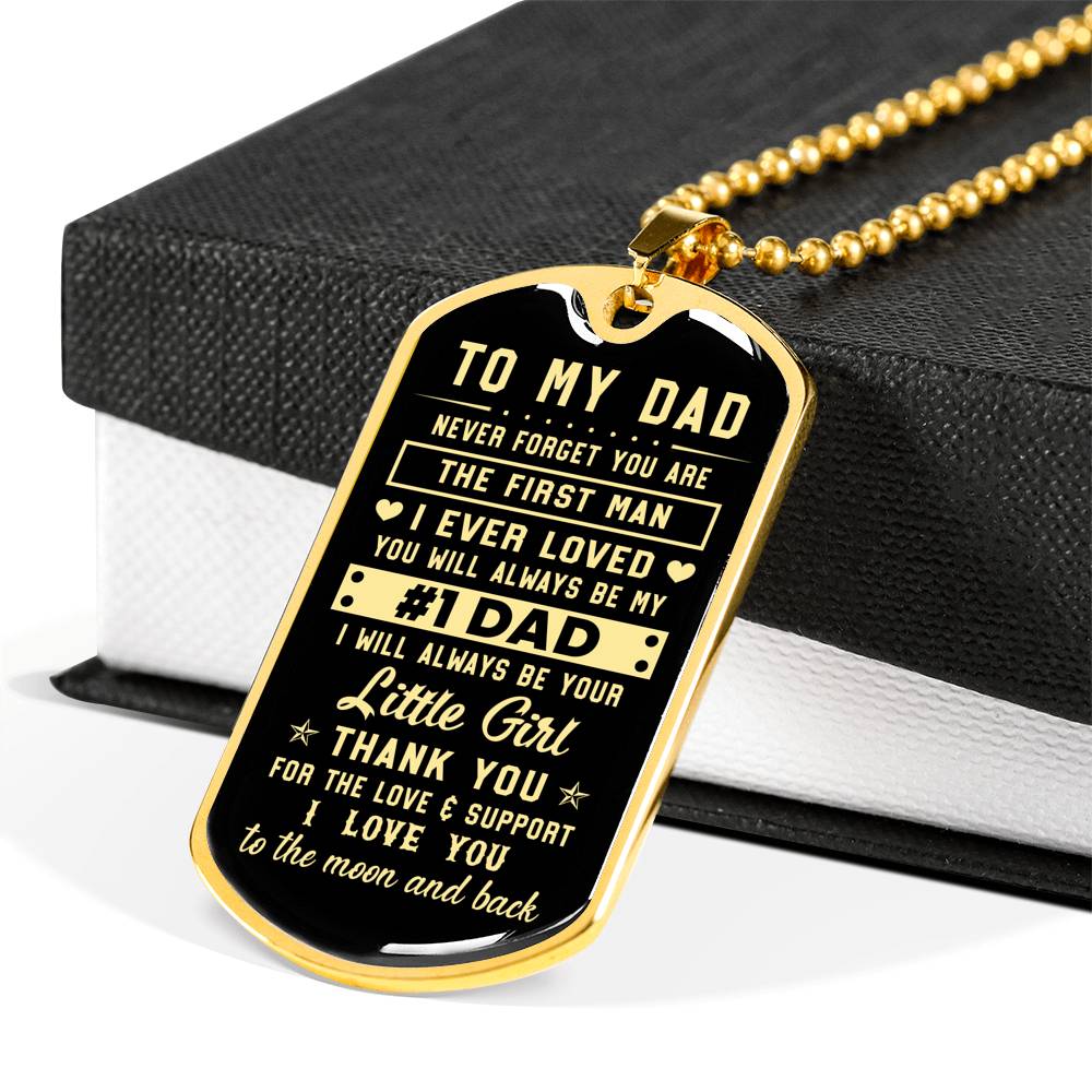 litzzy To my Dad - You will always be my #1 Dad Jewelry   