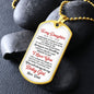 litzzy You Will Always Be My Baby Girl, Litzzy To My Daughter Dog Tag Jewelry   