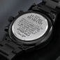 litzzy To My Future Husband - My Other Half - Litzzy Engraved Premium Watch - Gift For Husband Watches   