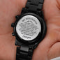 litzzy To My Boyfriend - The Day I Met You - Litzzy Engraved Premium Watch - Gift For Boyfriend Watches   