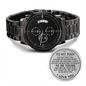 litzzy To My Man - I Found My Missing Piece - Litzzy Engraved Premium Watch - Gift For Soulmate, Husband, Boyfriend Watches   