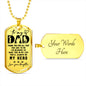 litzzy To my Dad Father's Day Gift from Daughter Jewelry Military Chain (Gold) Yes 
