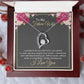 litzzy To My Future Wife - I promise to be your best friend - Forever Love Necklace - To My Future Wife, Gift For Wife SO Jewelry 14k White Gold Finish Luxury Box 