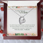 litzzy Litzzy Forever Love Necklace To my Mom, I Love You Mom I Really Do  Mothers Day Jewelry, Necklace gifts set from Son, Daughter Jewelry 14k White Gold Finish Luxury Box w/LED Light 