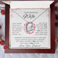litzzy To My Beautiful Wife - I Married You Because I Cant Live Without You - To My Wife, Gift For Wife - Valentine's Day Gift -  Forever Love Necklace SO Jewelry 14k White Gold Finish Luxury Box 