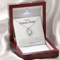 litzzy To My Future Wife - My Last My Everything - Litzzy Forever Love Necklace - Necklace for Wife from Husband Jewelry 14K White Gold Finish Luxury Box 