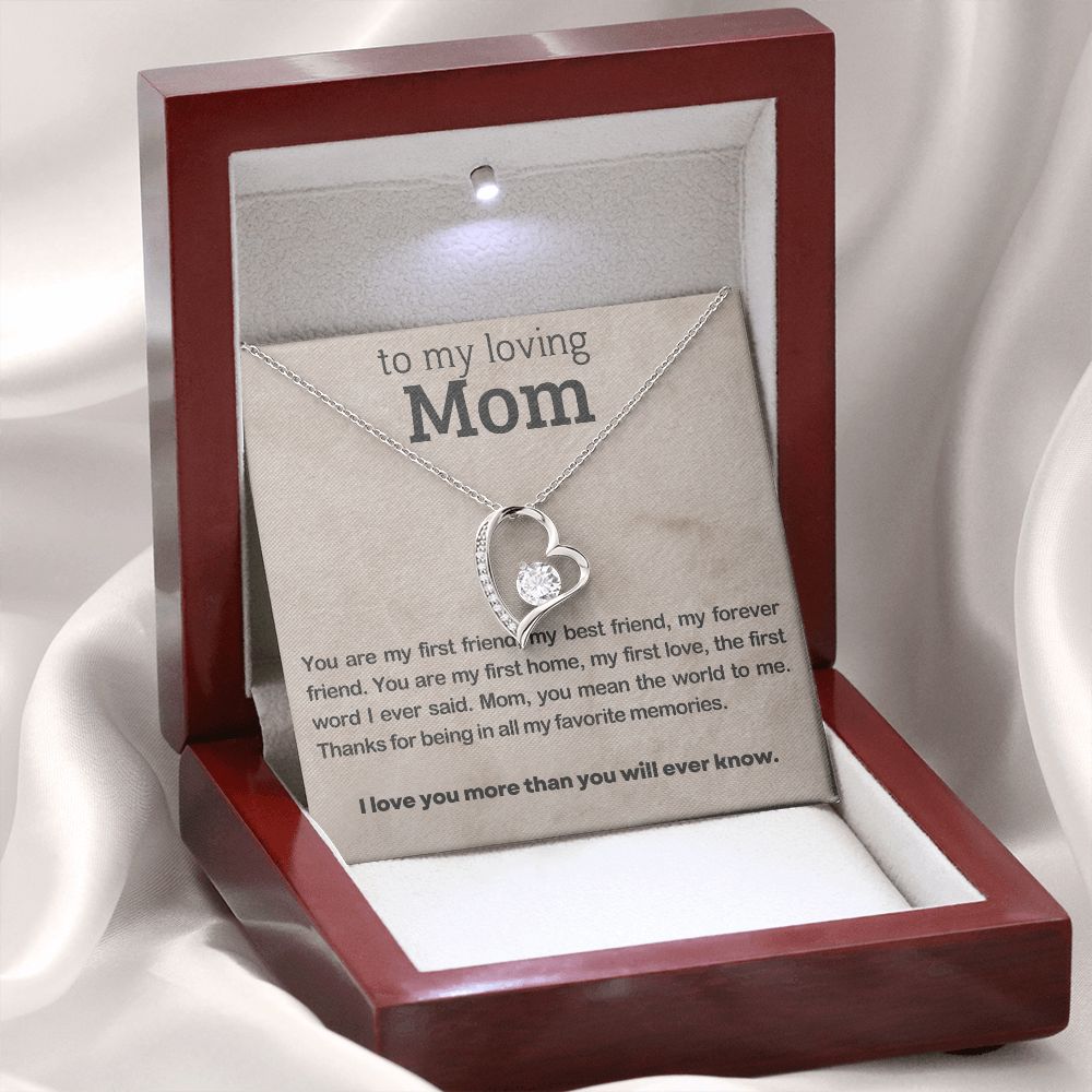 litzzy Mom - Favorite Memories - Forever Love Necklace - Litzzy Mother's Day Gifts Necklace Jewelry   