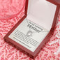 litzzy Litzzy Forever Love Necklace To my Mother, A Special Place Mothers Day Jewelry, Necklace gifts set from Son, Daughter Jewelry 14k White Gold Finish Luxury Box 
