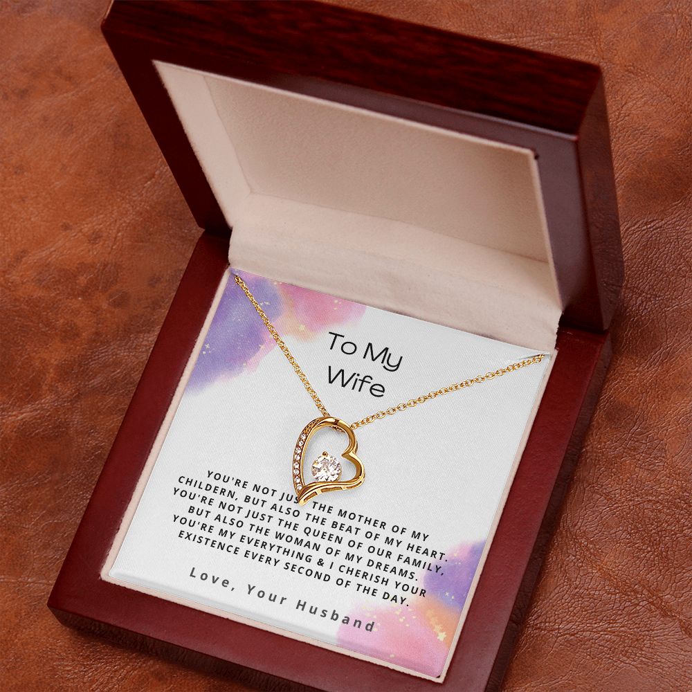 litzzy To My Wife - You're Not Just the Mother Of My Childern - Forever Love Necklace - To My Wife, Gift For Wife Jewelry   