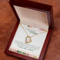litzzy Litzzy Forever Love Necklace To my Mom, I Love You Mom I Really Do  Mothers Day Jewelry, Necklace gifts set from Son, Daughter Jewelry 18k Yellow Gold Finish Luxury Box w/LED Light 