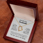 litzzy To My Beautiful Soulmate - If I Could Give You One Thing In Life - Litzzy Forever Love Necklace - To My Soulmate, Gift For Soulmate Jewelry 18k Yellow Gold Finish Luxury Box 