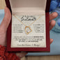 litzzy To My Soulmate Necklace, Gift for Wife Girlfriend Fiancée, Anniversary Necklace, Valentine's Day Necklace - Litzzy Forever Love Necklace Jewelry 18k Yellow Gold Finish Luxury Box W/LED 