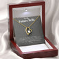 litzzy To My Future Wife - Forever In Love - Litzzy Forever Love Necklace - Necklace for Wife from Husband Jewelry 18K Yellow Gold Finish Luxury Box 