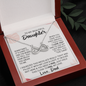 litzzy When You Took Your First Breath I Told You I Love You, Litzzy To My Daughter Jewelry 14k White Gold Finish Luxury Box 
