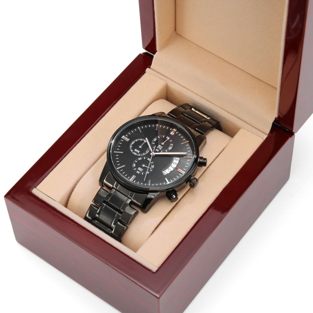 litzzy To my Dad - You are my inspiration - love, your son - Engraved Watch Jewelry   