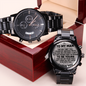 litzzy To My Man - I Found My Missing Piece - Litzzy Engraved Premium Watch - Gift For Soulmate, Husband, Boyfriend Watches   