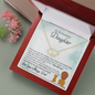 litzzy To My Beautiful Daughter - This Old Lion Will Always Have Your Back - Everlasting Love Necklace jewelry   