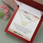 litzzy Litzzy Love Necklace To my Mom, I Love You Mom I Really Do Everlasting  Mothers Day Jewelry, Necklace gifts set from Son, Daughter Jewelry   
