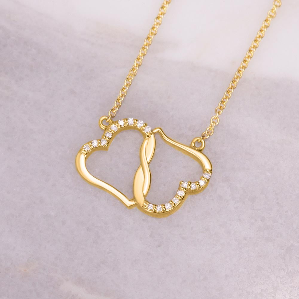 litzzy To My Future Wife - Solid Gold with Diamonds Necklace - To My Future Wife, Gift For Future Wife Jewelry   