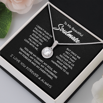 litzzy To My Soulmate - My Everything - Necklace Gift Set - To My Soulmate, Gift For Soulmate Jewelry   