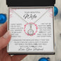 litzzy To My Beautiful Wife - I Married You Because I Cant Live Without You - To My Wife, Gift For Wife - Valentine's Day Gift - Eternal Hope Necklace SO Jewelry   