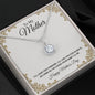 litzzy Litzzy Eternal Hope Necklace To My Mom, Always Loving & Caring Mothers Day Jewelry, Necklace gifts set from Son, Daughter Jewelry Two Tone Box  