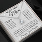 litzzy Litzzy Eternal Hope Necklace To My Mom, Real You Necklace for Mom from Daughter Jewelry Two Tone Box  