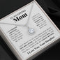 litzzy Litzzy Eternal Hope Necklace To My Mom, Best For Me Necklace for Mom from Daughter Jewelry Two Tone Box  