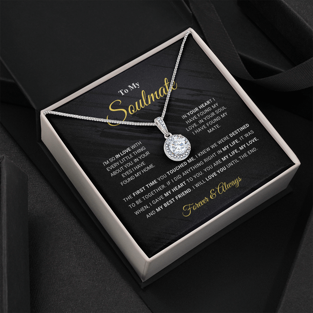 litzzy To My Soulmate - My Life - Eternal Hope - To My Soulmate - Gift For Soulmate Jewelry   