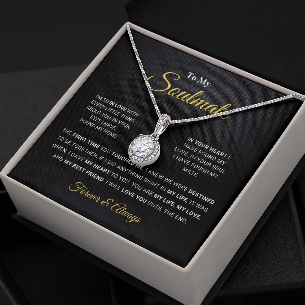 litzzy To My Soulmate - My Life - Eternal Hope - To My Soulmate - Gift For Soulmate Jewelry   
