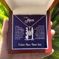 litzzy Litzzy Eternal Hope Necklace To My Mom, Always My Mother Necklace for Mom from Son Jewelry   