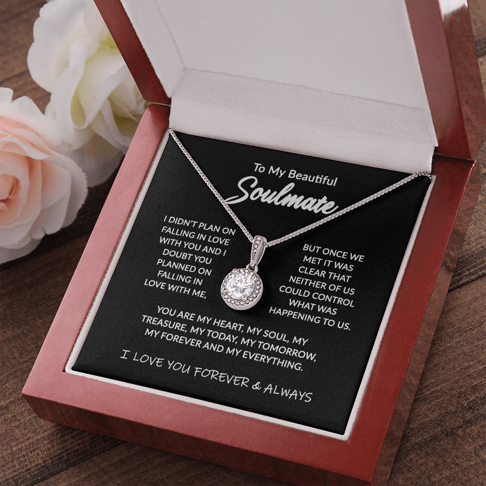 litzzy To My Soulmate - My Everything - Necklace Gift Set - To My Soulmate, Gift For Soulmate Jewelry   